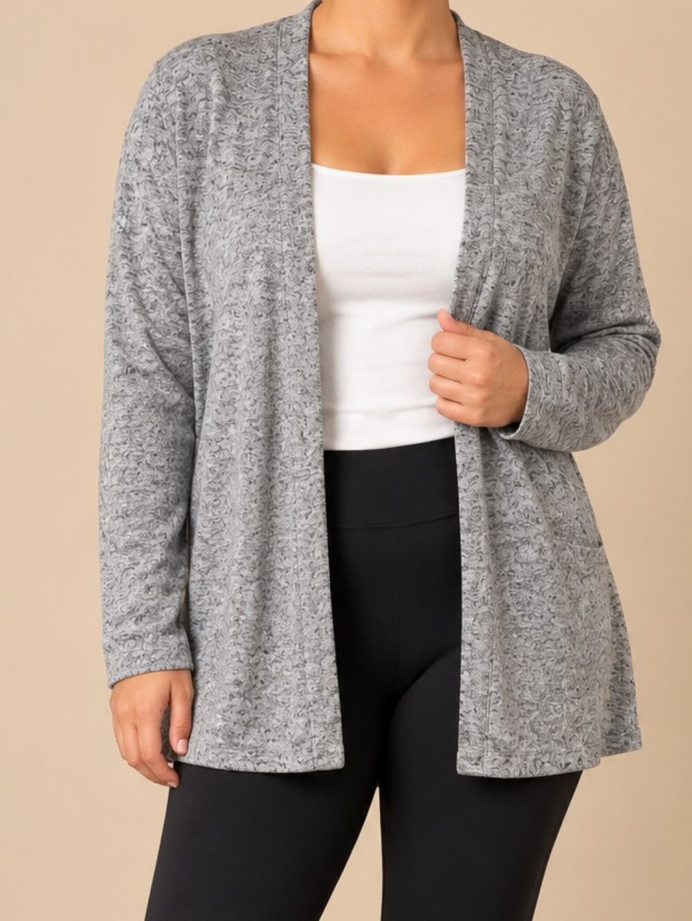 NWT WallFlower Open Front Cardigan – Size 1X